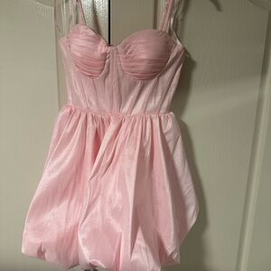 B Darlin Light Pink Mini Dress